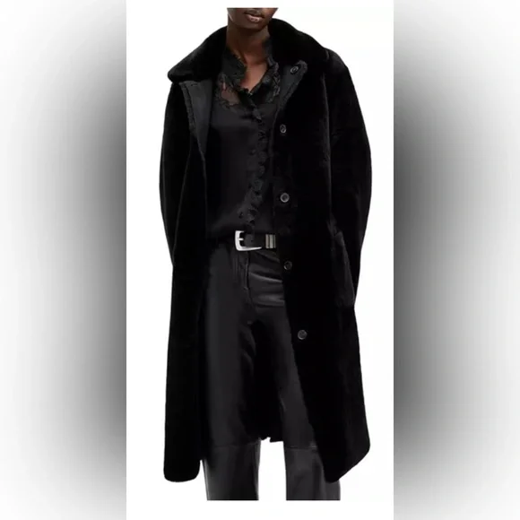 ALLSAINTS
Serra Reversible Shearling Coat - Picture 2 of 9